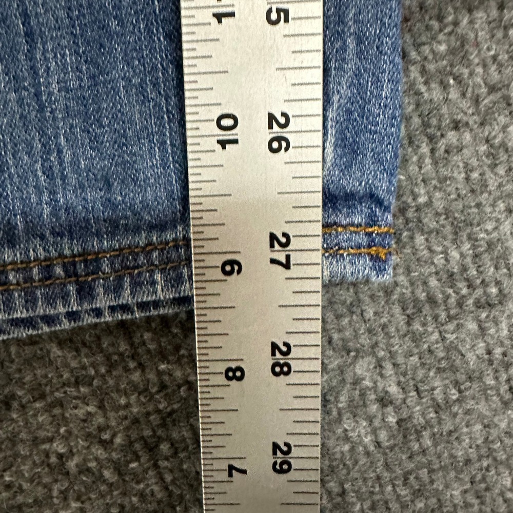 Mango Jeans Womens Size 14 Blue Straight Leg Medium Wash Denim Casual Mid Rise - Picture 5 of 9